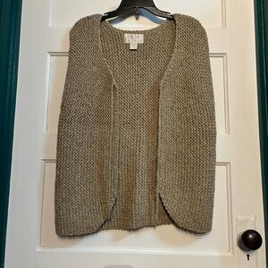 The Limited Cardigan Vest Wool Blend Hand Knit Poetcore**